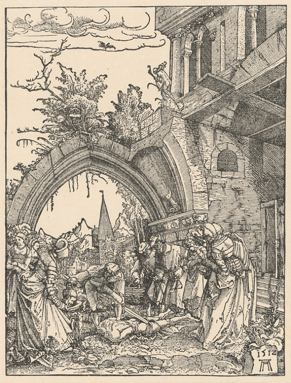 Albrecht Altdorfer – Sťatie Svätého Jána Krstiteľa 