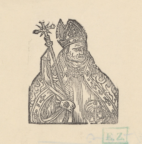 Stredoeurópsky grafik, Jan Willenberger – Fiktívny portrét Bosutu z Pernštejna ako hnezdenského arcibiskupa