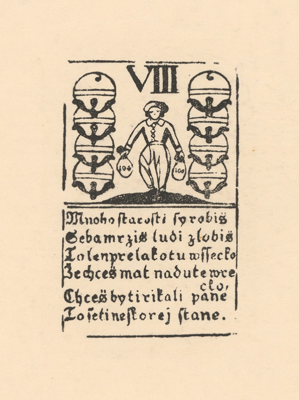 Slovenský grafik z 18. storočia – Hracia karta 