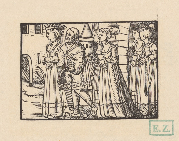 Kopisti, Hans Brosamer – Svadobný sprievod kniežaťa Valtera a Grizeldis ? 