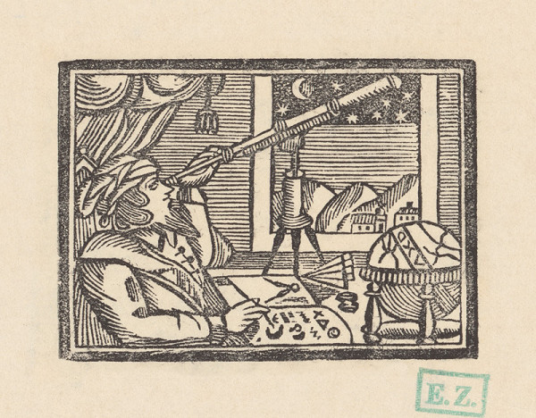 Remeselný grafik empírovej štýlovej orientácie – Hvezdár 