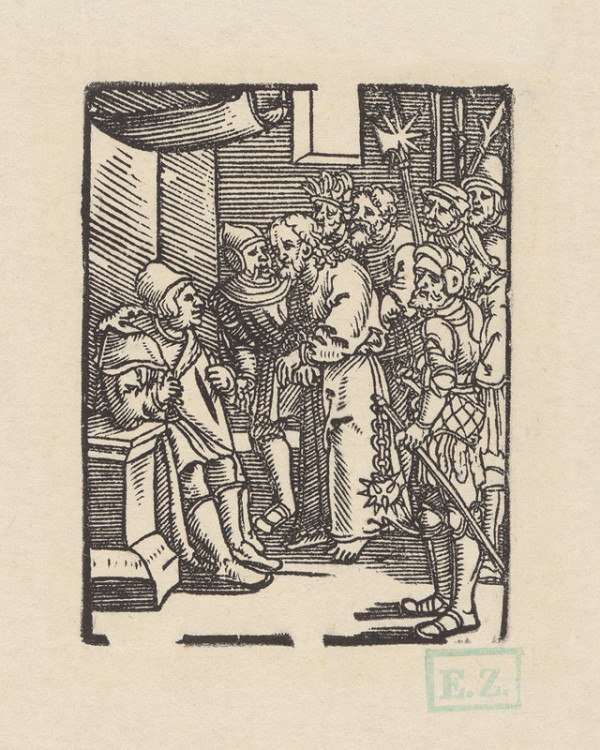 Erhard Schön – Kristus pred Annášom 