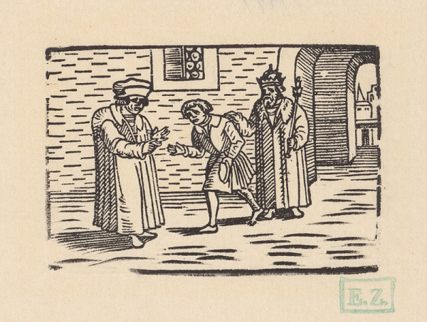 Profesionálny rezač štočkov, Hans Wolff Glaser, Wolfgang Strauch, Hans Weigel – Ezop radí kráľovi Lycerovi 