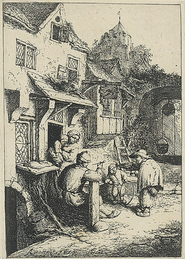 Adriaen van Ostade – Na dvore 