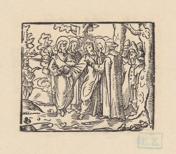 pravdepodobne českí kopisti Husovej Postylly z roku 1564 Stredoeurópski – Kristus a Nikodém 