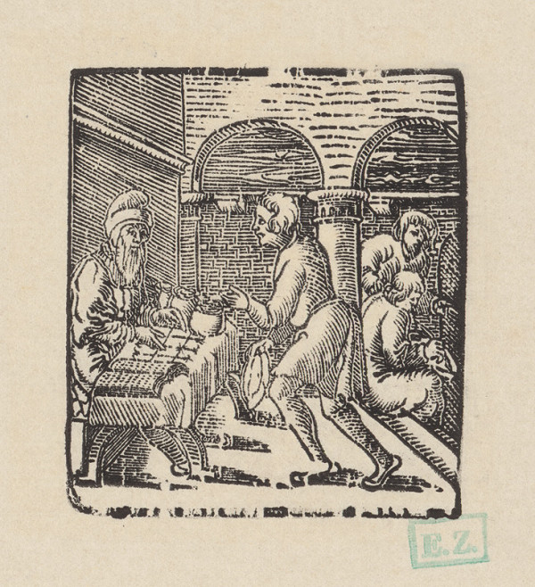 Grafik, Hans Springinklee, Erhard Schön – Uzdravenie epileptika 