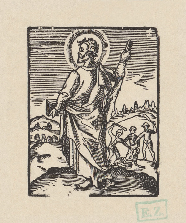 Kopista, Hendrick Goltzius – Svätý Júda Tadeáš apoštol 