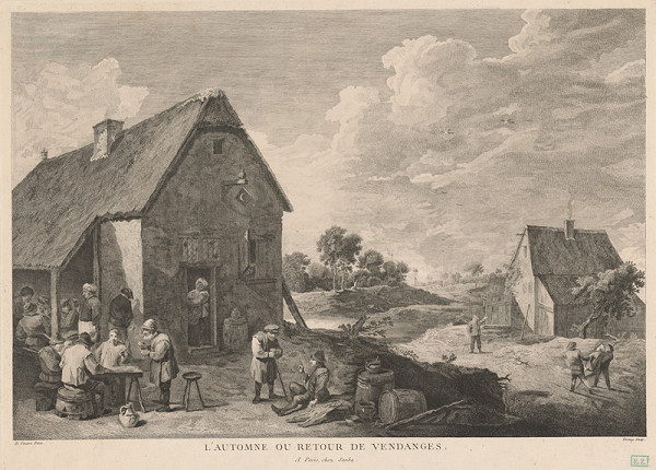 Yorma, David Teniers – Scéna pred domom 