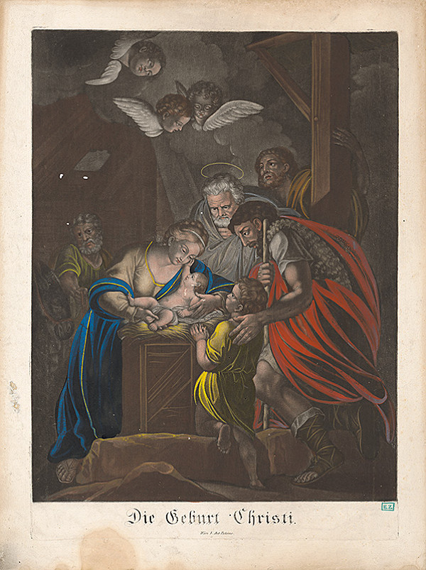 Rakúsky rytec z 18. storočia – Narodenie Krista 