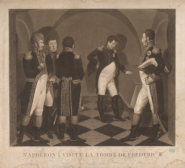 Heinrich Dähling, Carl Heinrich Arnold – Napoleón I. pri truhle Fridricha II. 25.októbra 1806 
