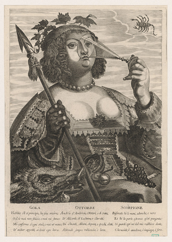 Alessandro Temini – Alegória mesiaca október 