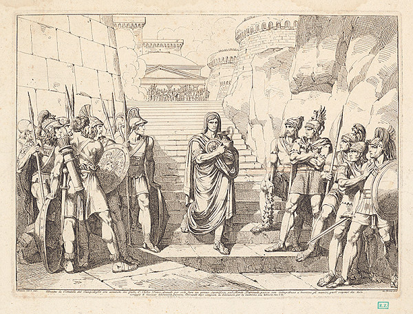 Bartolomeo Pinelli – C. Fabio Dorso odchádza z Quirinálu 