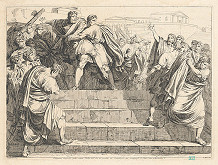 Bartolomeo Pinelli – Tarquinius Superbus na Kapitole 