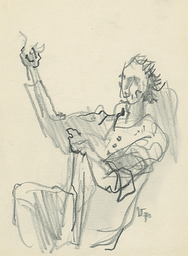 Jaroslav Vodrážka – Sediaci muž 