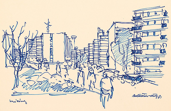 Ján Šimo-Svrček – Nové Zámky - sídlisko 