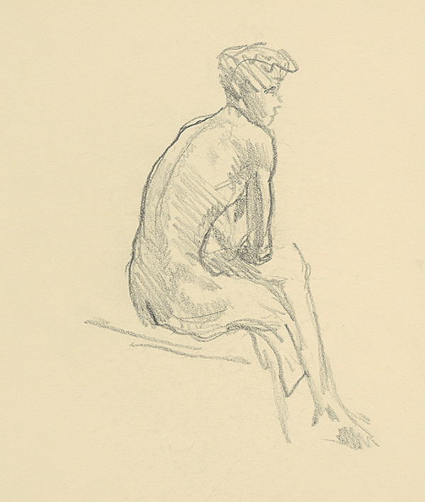 Jaroslav Vodrážka – Sediaca postava 