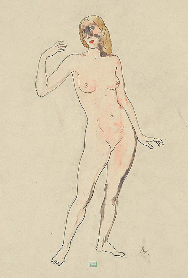 Viktor Belányi – Stojaci akt 