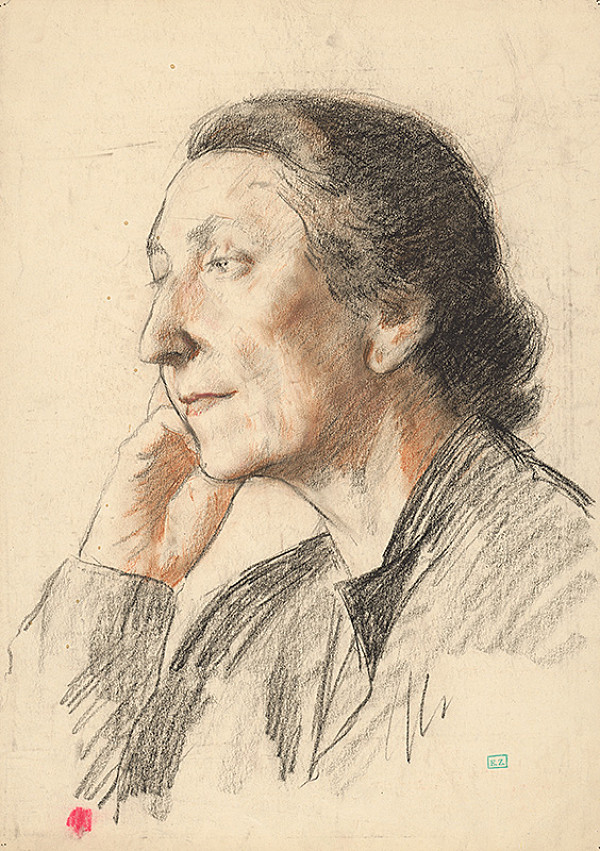 Viktor Belányi – Portrét starej ženy 