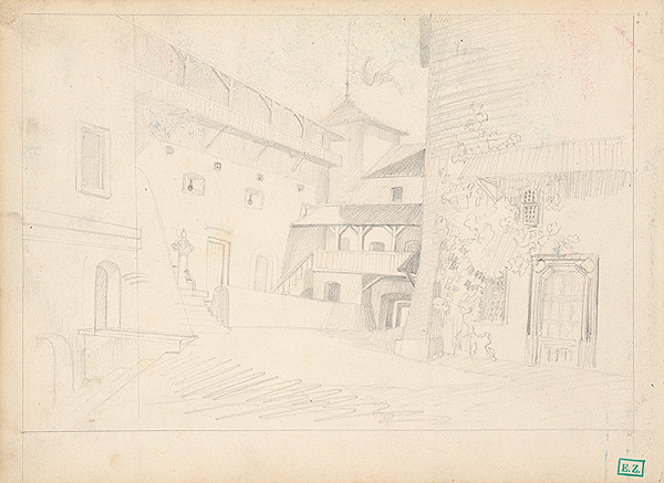 František Klimkovič – Nádvorie hradu 