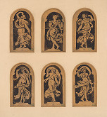 Bertalan Székely – Návrh na sgrafito 