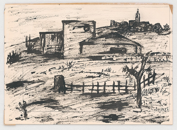 Lajos Kassák – Krajina v Békásmegyeri 