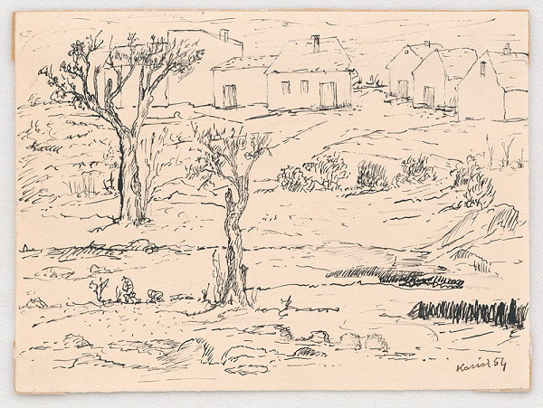 Lajos Kassák – Ulica v Békásmegyeri 