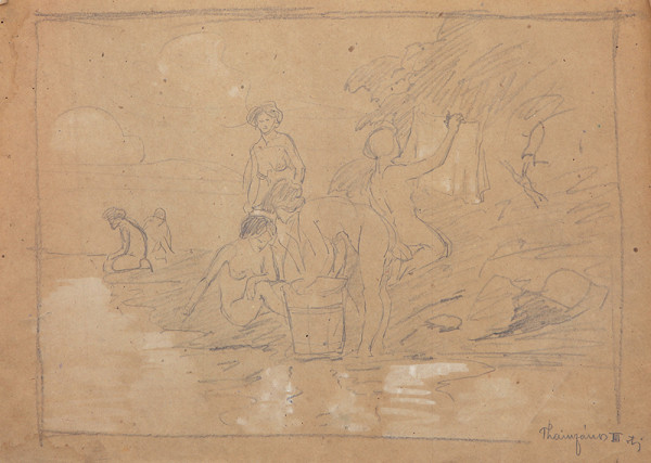 Ján Thain – Ženy pri rieke 