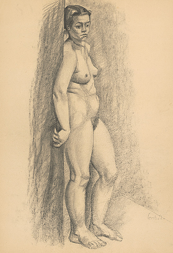 László Szabó – Stojací ženský akt I. 