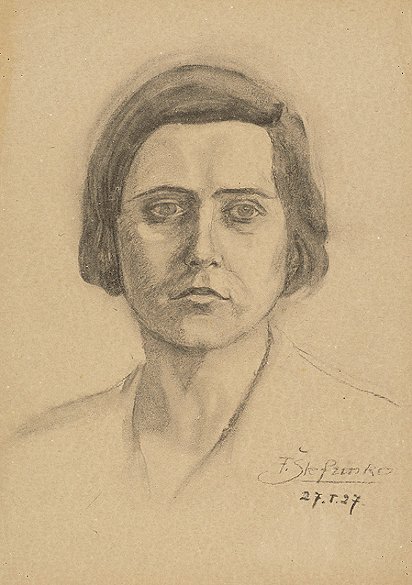 Fraňo Štefunko – Portrét mladej ženy 