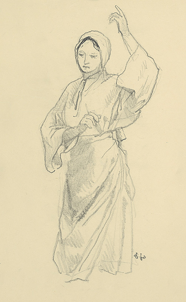 Jaroslav Vodrážka – Štúdia gazdovskej ženy 