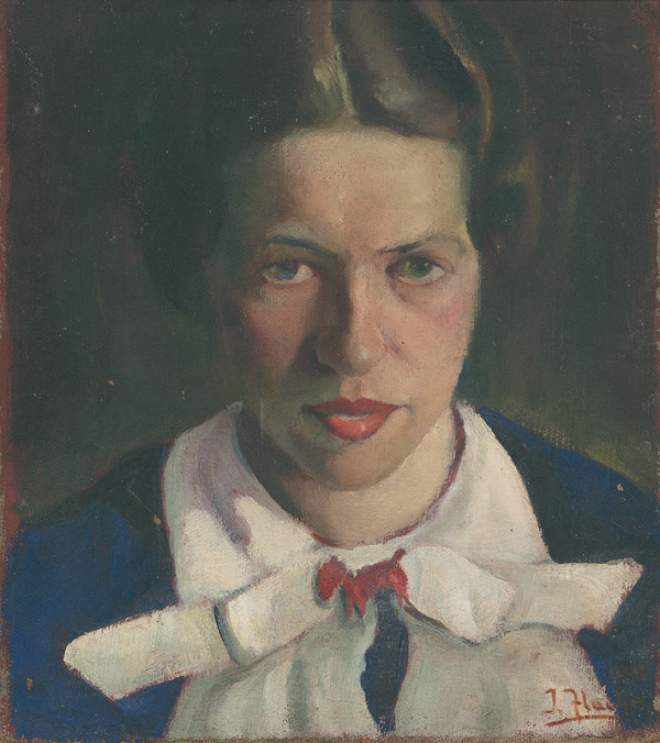 Július Flache – Portrét mladej ženy 