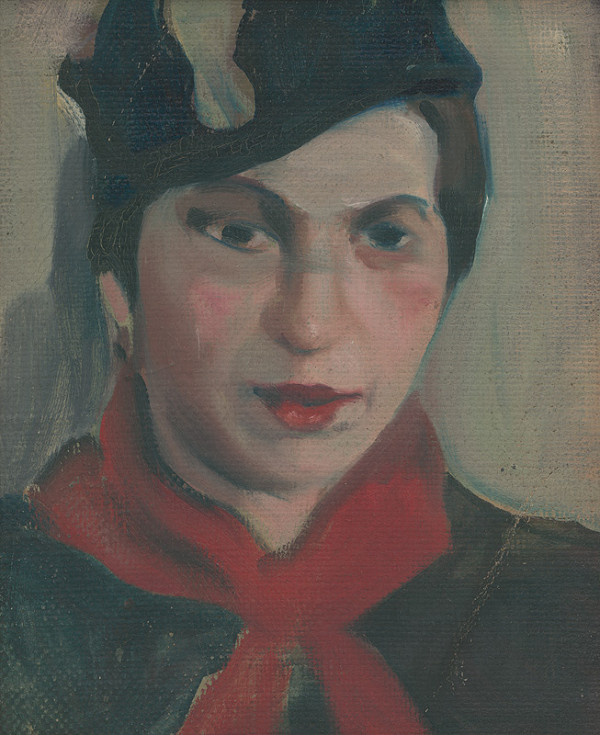 Július Flache – Dáma v klobúku 