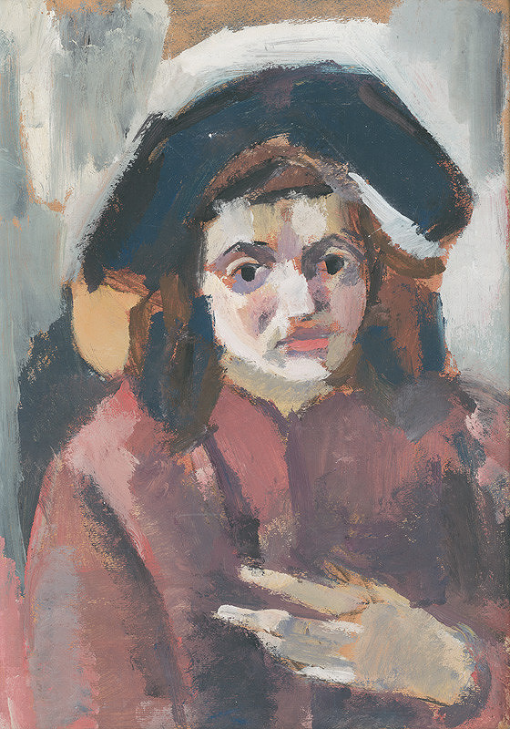 Ernest Zmeták – Portrét kolegyne Greinerovej 