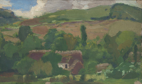 Miloš Alexander Bazovský – Krajina z Turian 