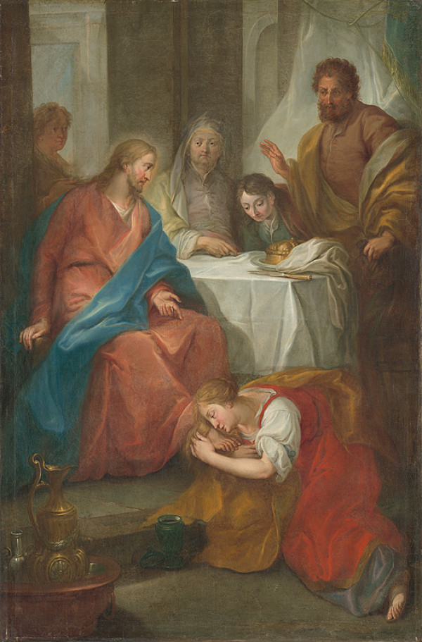 Jakub Kohl – Návšteva v dome farizea Šimona 