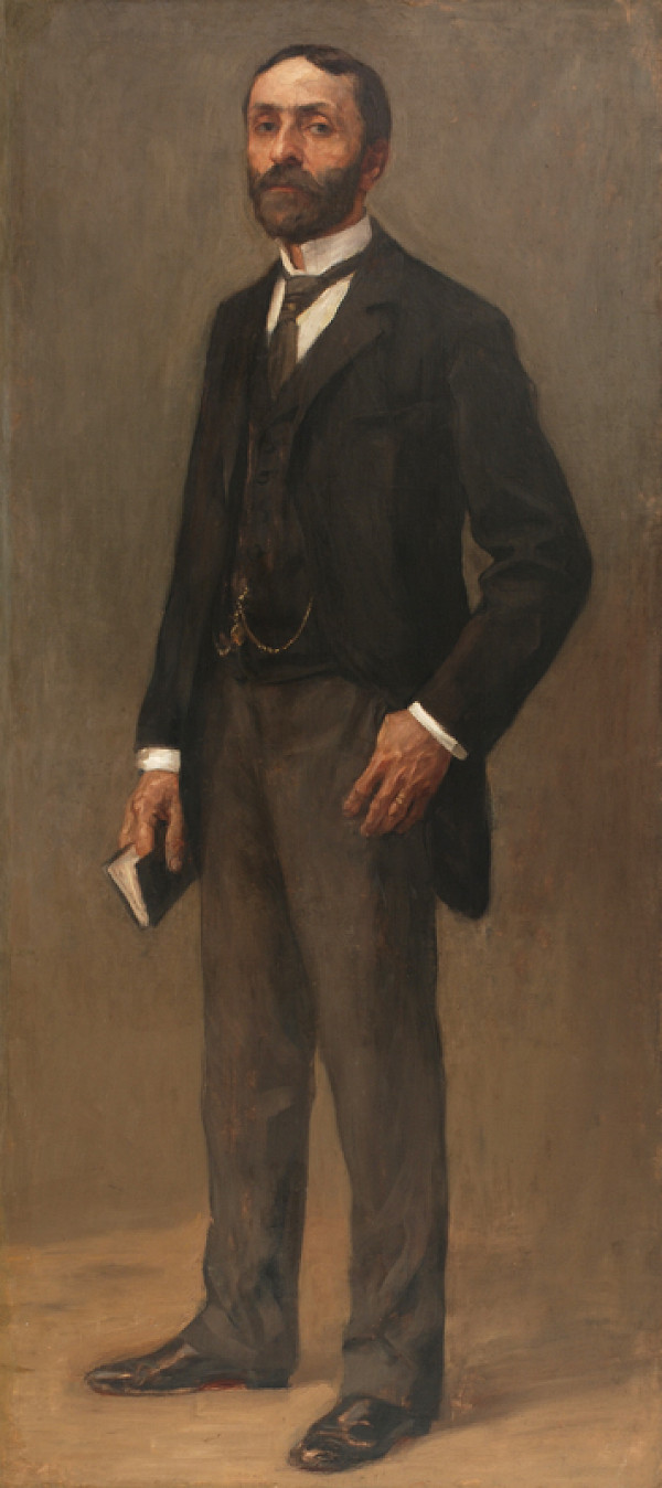 Maďarský maliar – Portrét stojaceho muža 