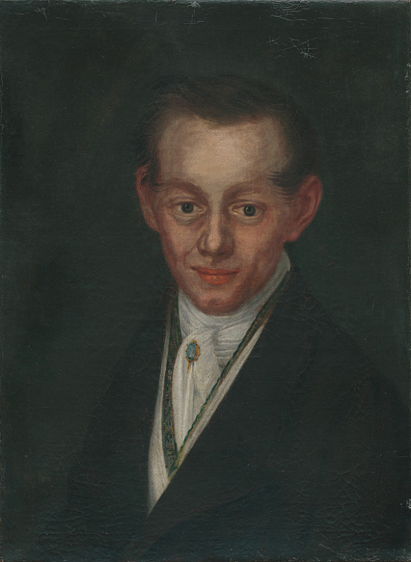 Srbský maliar – Portrét mladého muža 