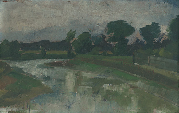 Lajos Luzsicza – Krajina s riekou 