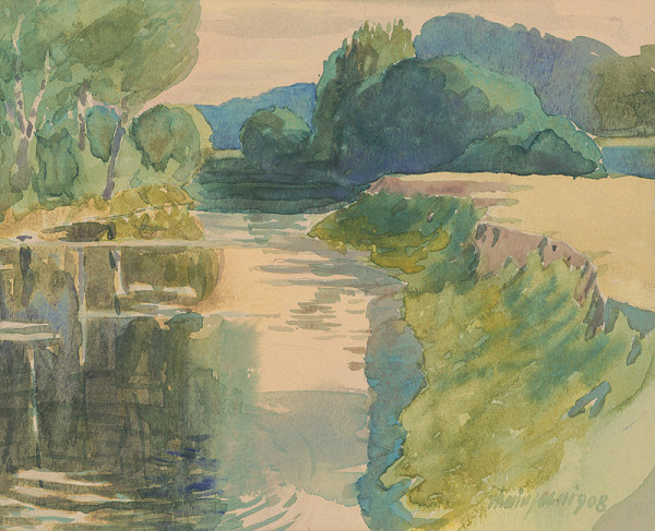 Ján Thain – Krajina s riekou 