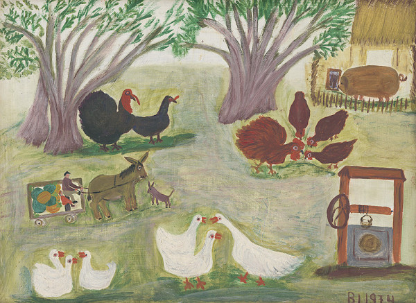 Júlia Bartuszová – Náš dvor v roku 1946 