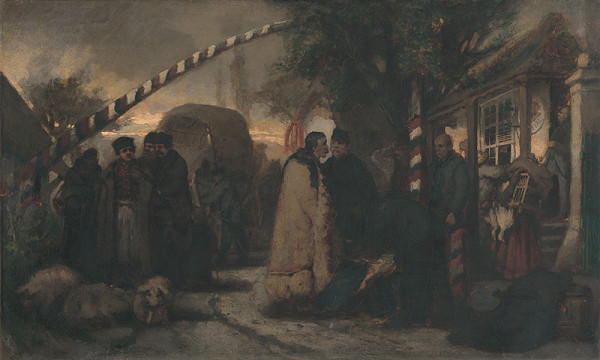 Július Rudnay – Na colnici 