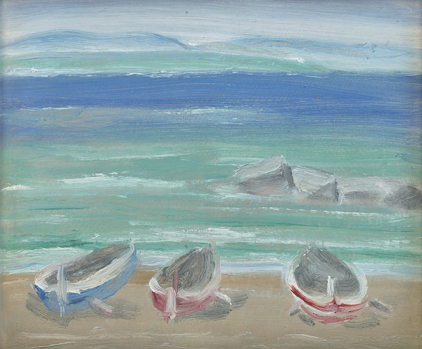 Ernest Zmeták – Člnky pri mori 