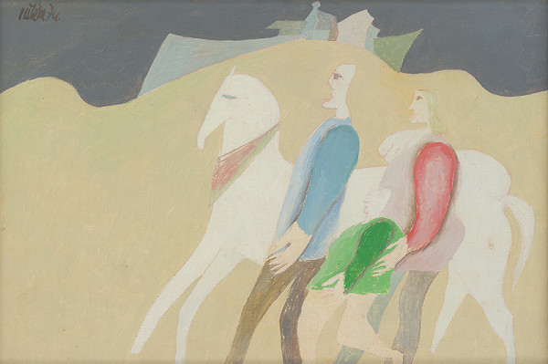 Milan Paštéka – Rodina s koňom 