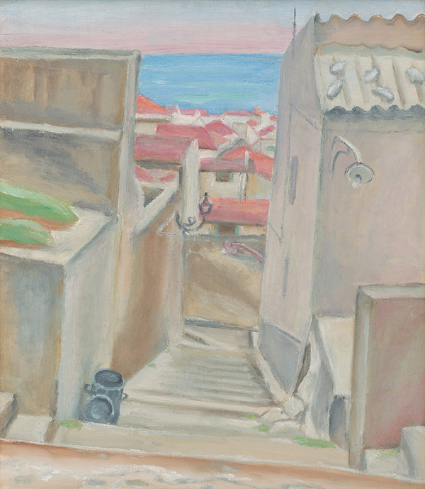 Ernest Zmeták – Ulička v Cefalu 