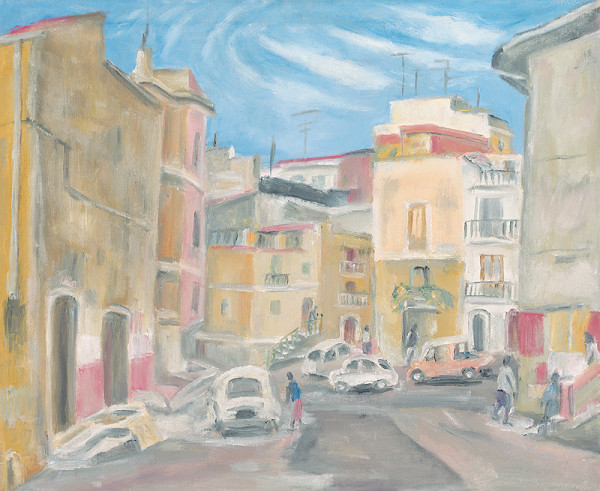 Ernest Zmeták – Námestie v Taormine I. 