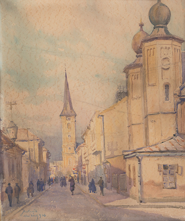 Stanislav Holeček – Ulica v Nových Zámkoch 