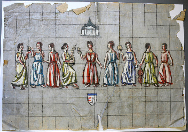 Ernest Zmeták – Návrh opony do Košického štátneho divadla 