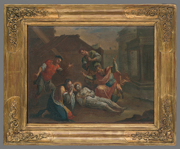 Rakúsky maliar z 18. storočia – Smrť sv. Alexia z Edessy 