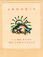 Ľudovít Fulla – Jánošík - titulný list albumu 