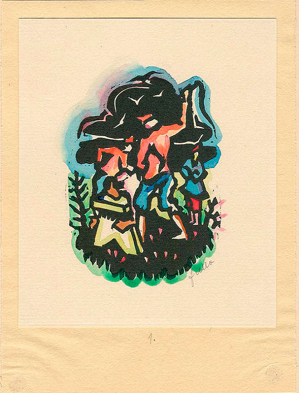 Ľudovít Fulla – Jánošík - 1. Jánošík na dereši 